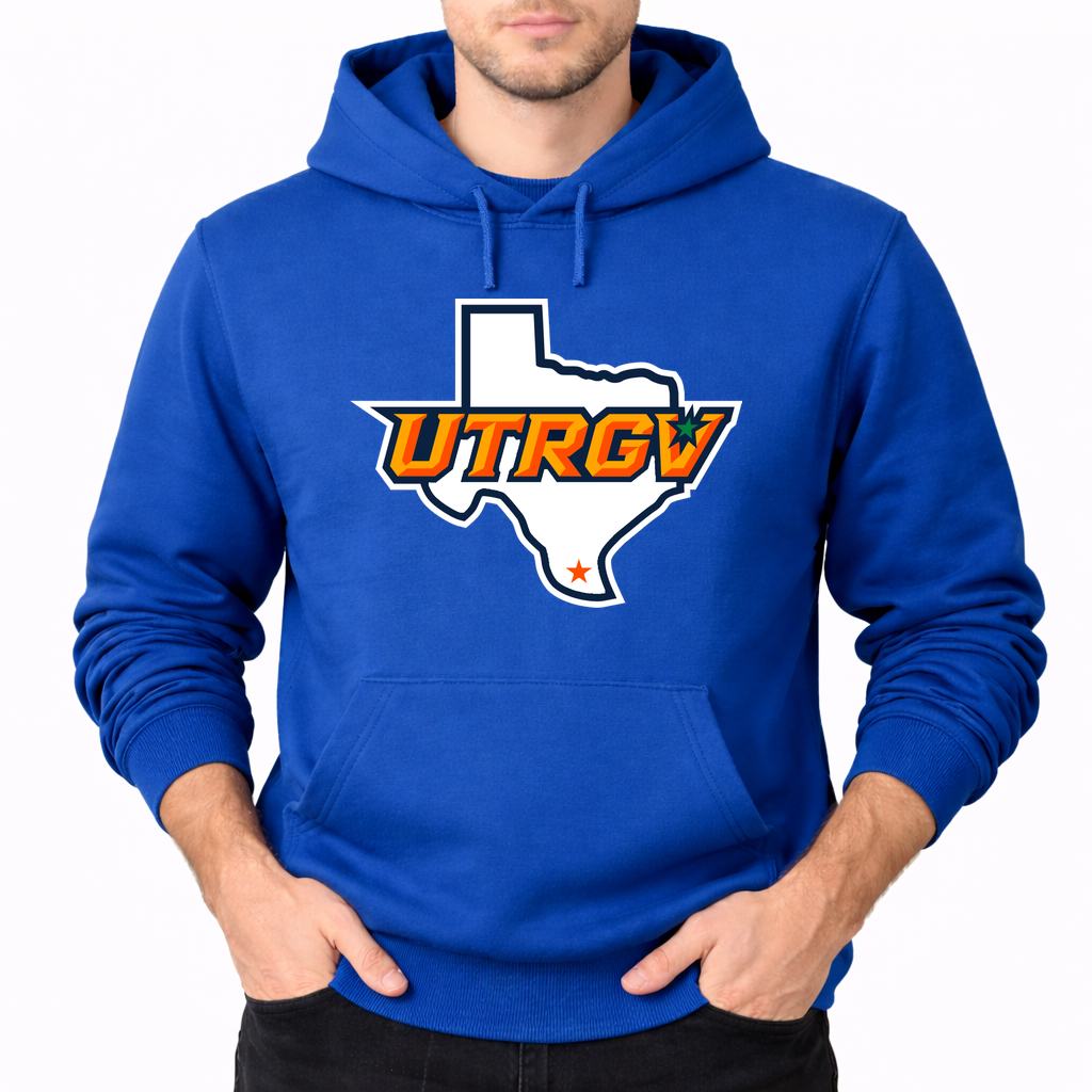 Men's UTRGV Vaqueros Pullover Hoodie - Blue