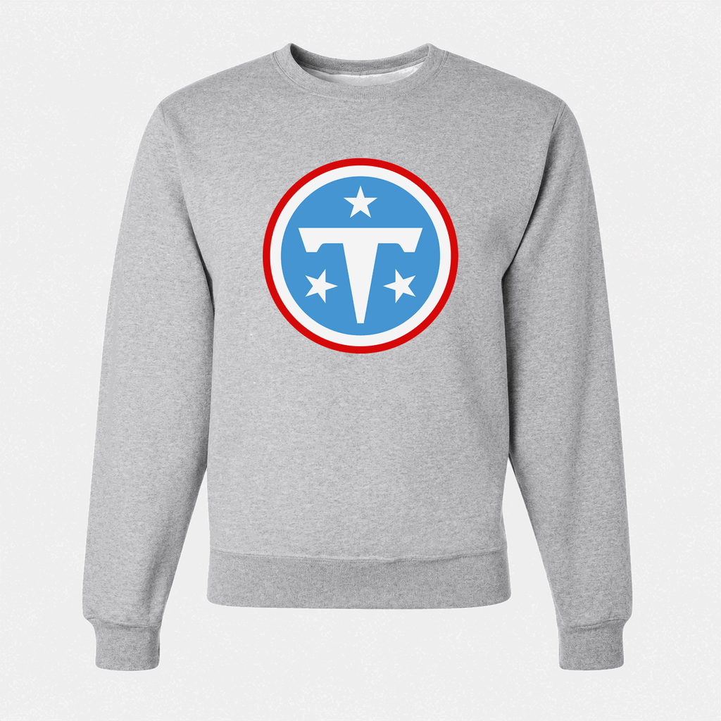 Men's Tennessee Titans Crewneck Sweatshirt - Gray