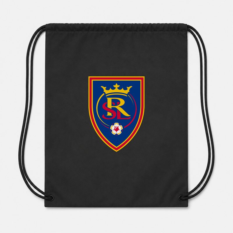 Real Salt Lake Soccer Drawstring Bag - Black