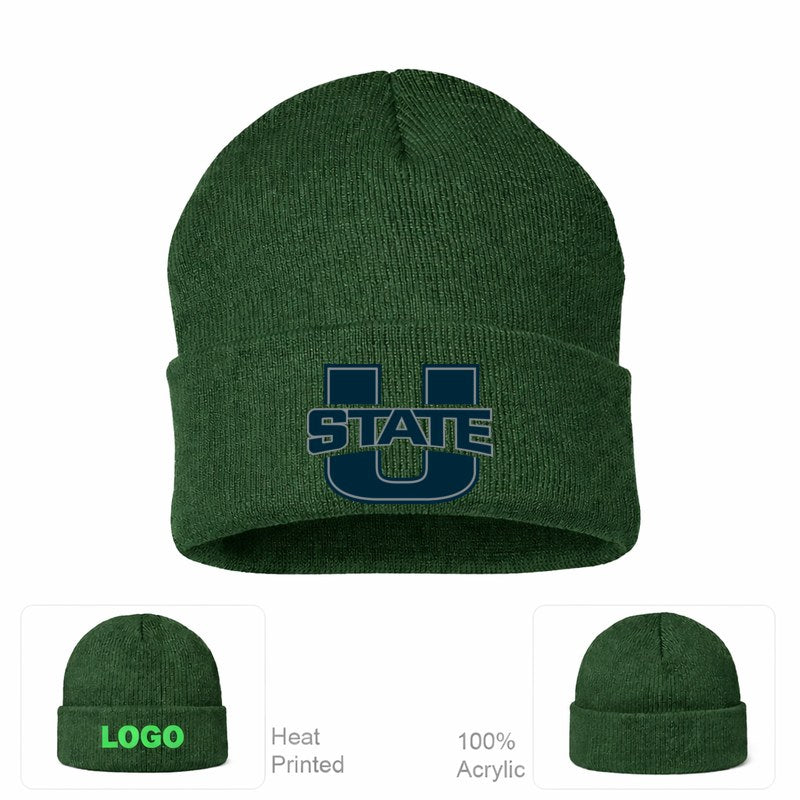 Utah State Aggies Forest Green Beanie Hat