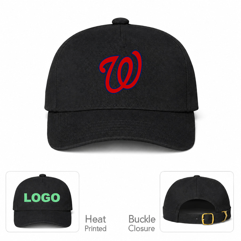 MLB Washington Nationals Baseball Cap Hat - Black