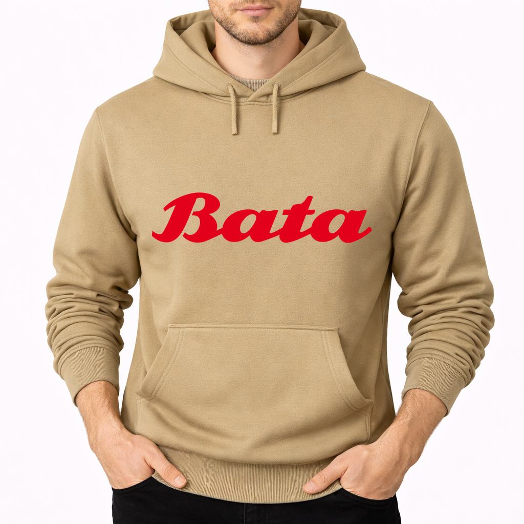 Men's Bata Pullover Hoodie - Tan