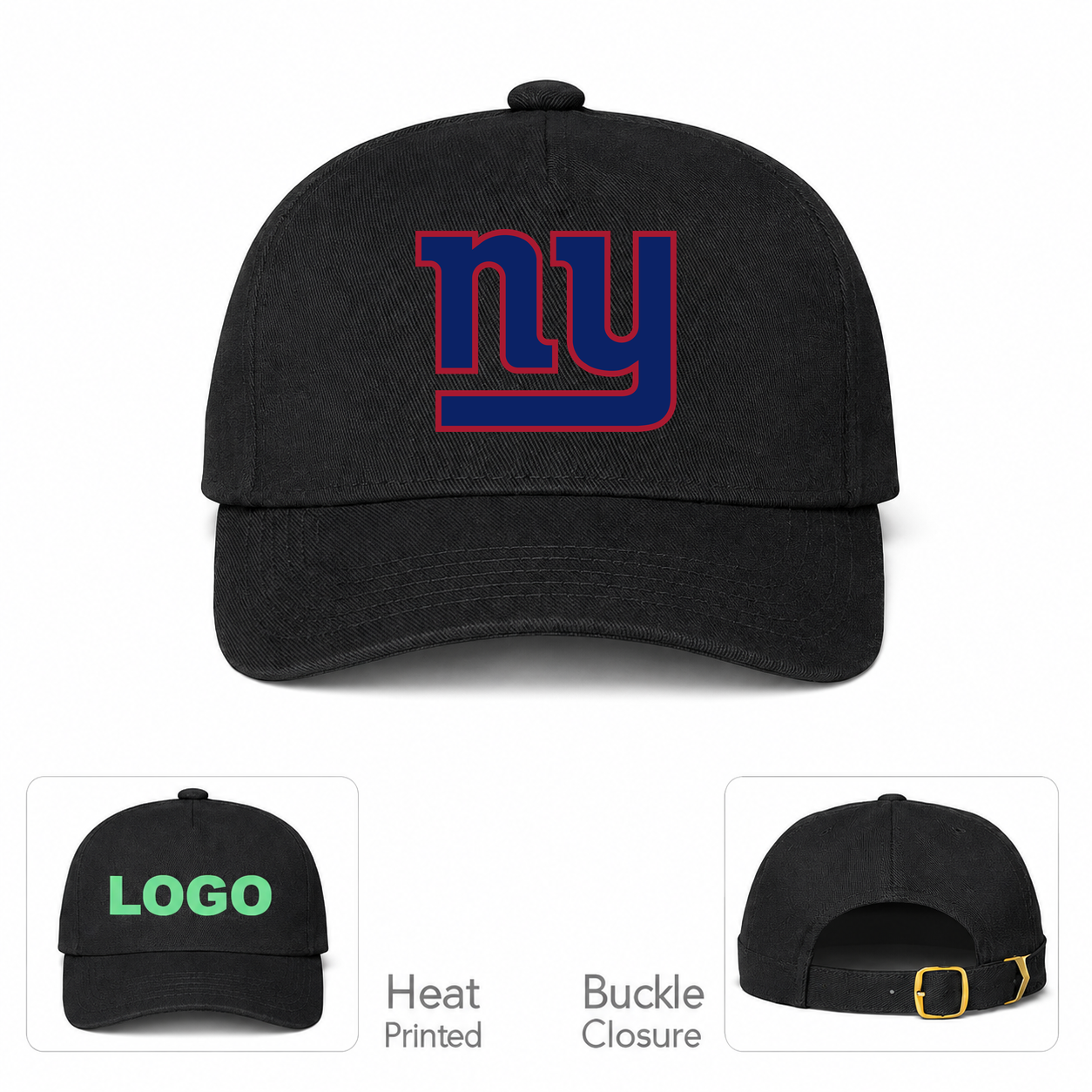 New York Giants Black Baseball Cap Hat