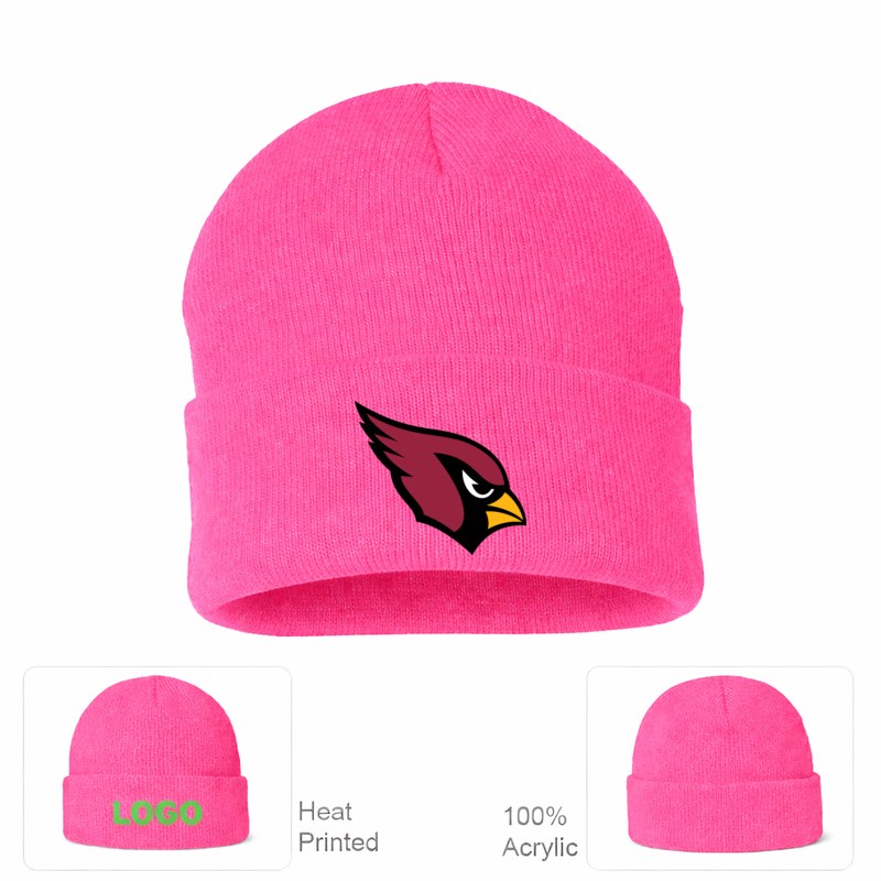 Arizona Cardinals Pink Beanie Hat
