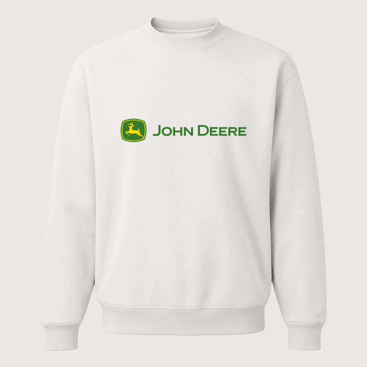 Men's John Deere Crewneck Sweatshirt - White