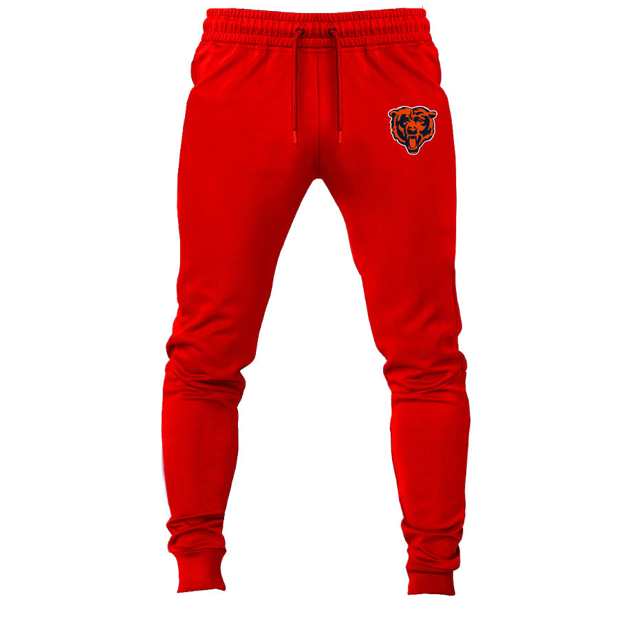 Chicago Bears joggers sweatpants - Red