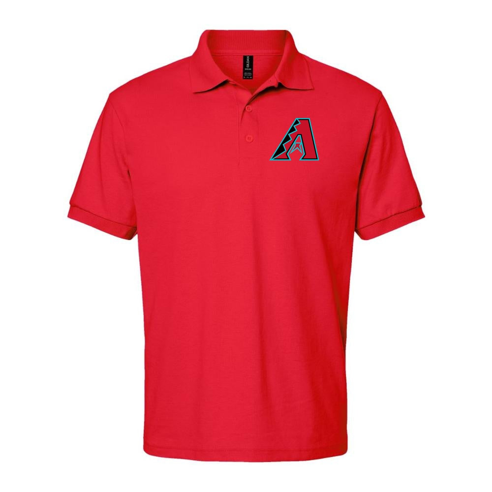 Men's Arizona Diamondbacks Dry Blend Polo - Red