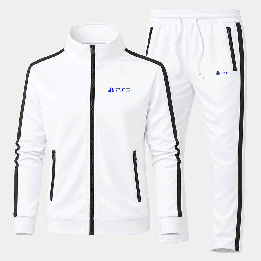ps5 official blue tracksuit in White