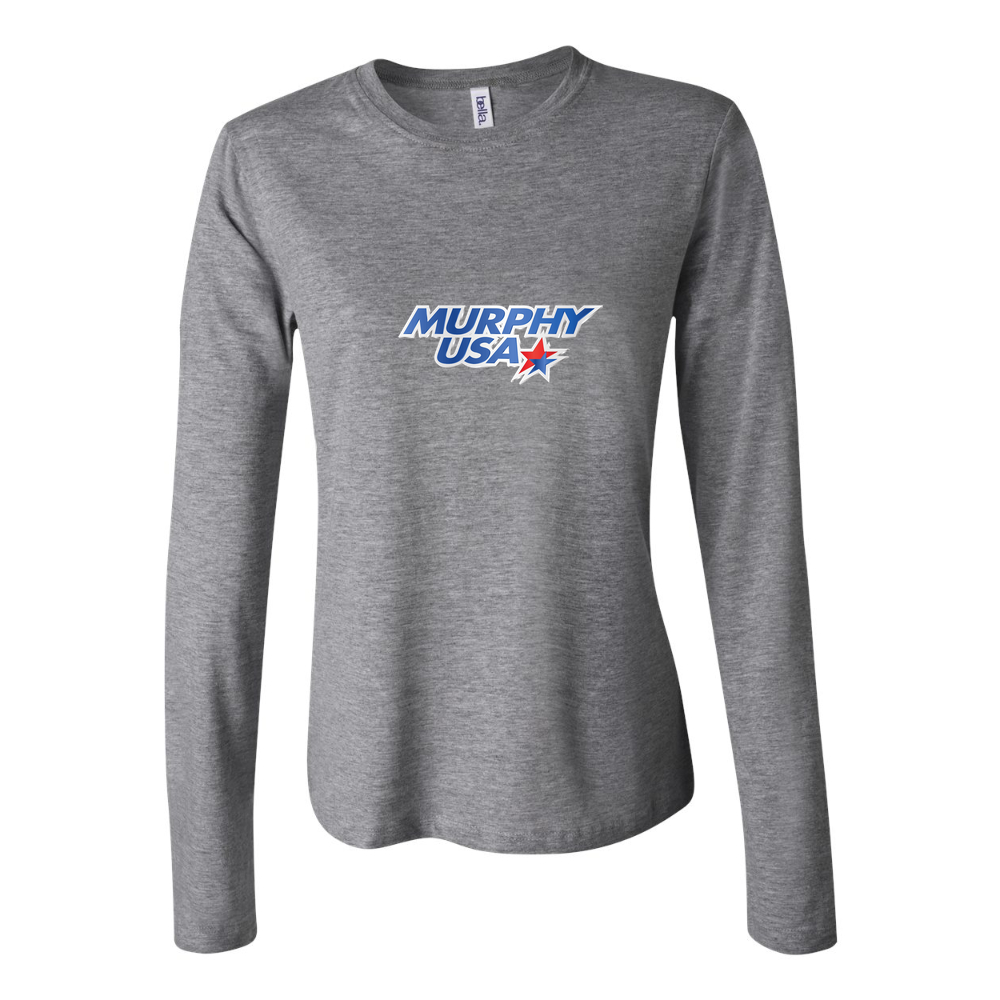 Women's Murphy USA Long Sleeve T-Shirt - Gray