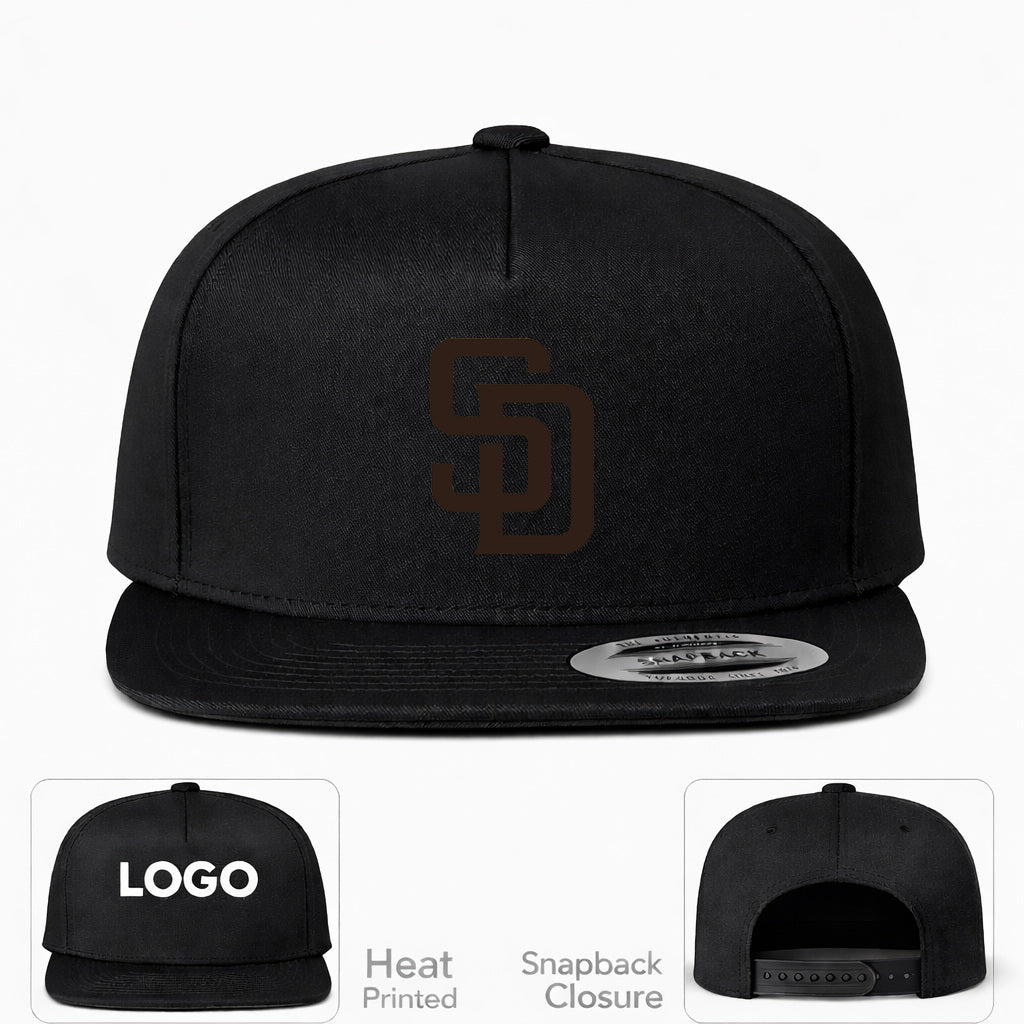 MLB San Diego Padres Snapback Hat - Black