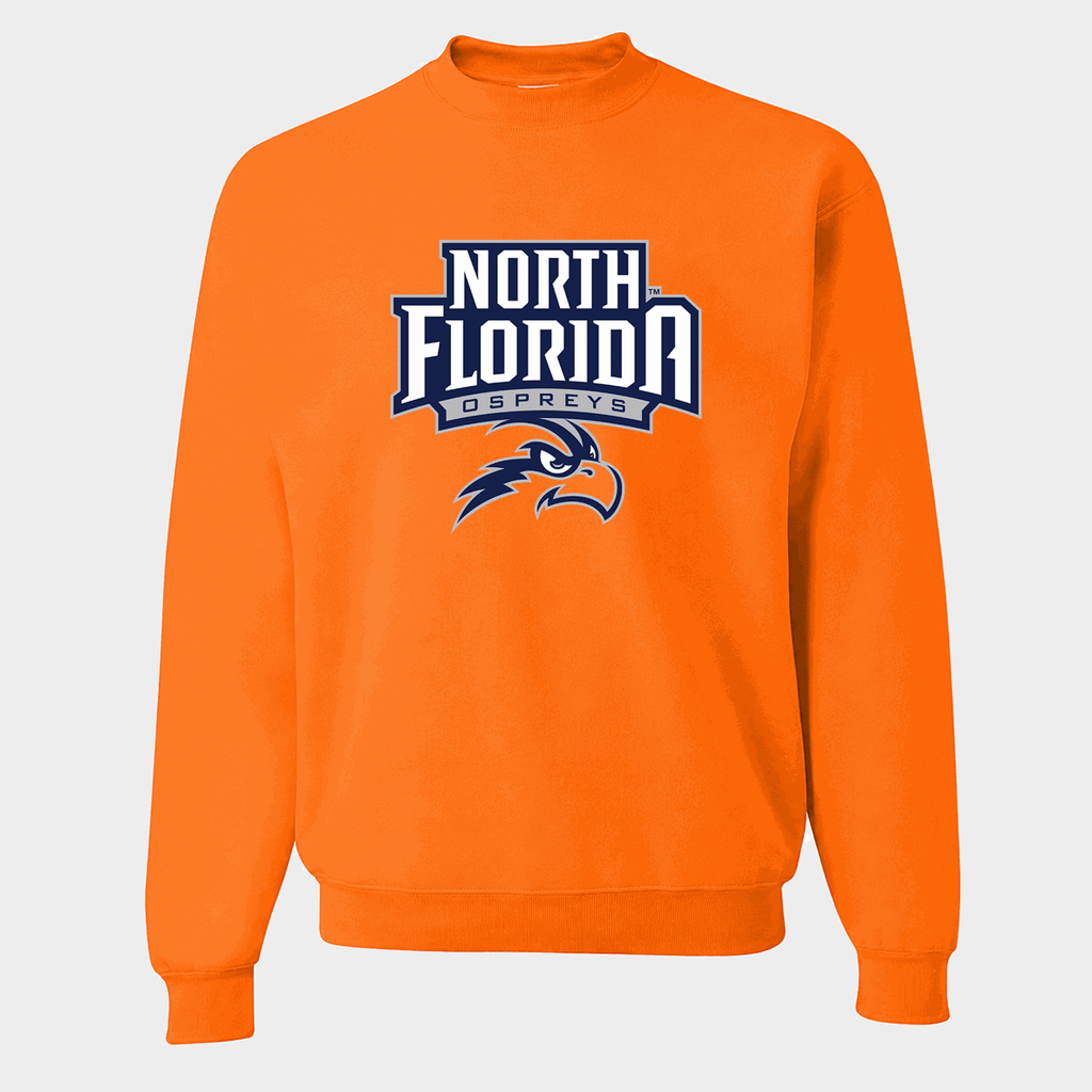Men's UNF Ospreys Crewneck Sweatshirt - Orange