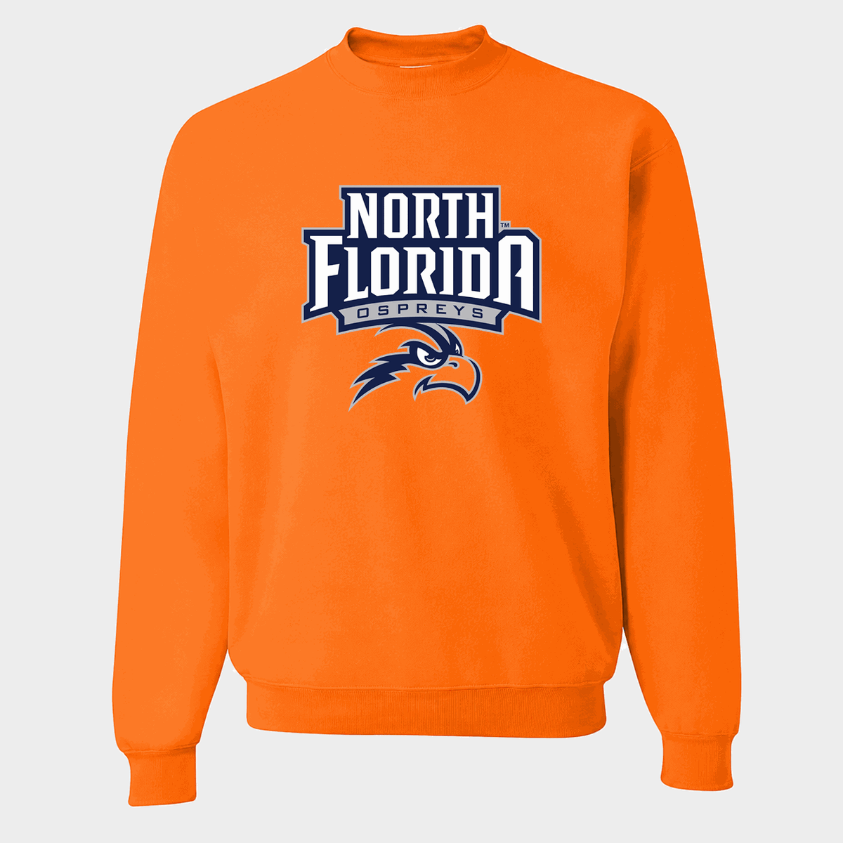 Men's UNF Ospreys Crewneck Sweatshirt - Orange