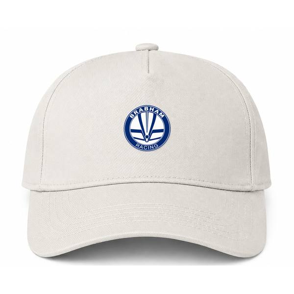 Brabham Racing Beige Dad Baseball Cap Hat