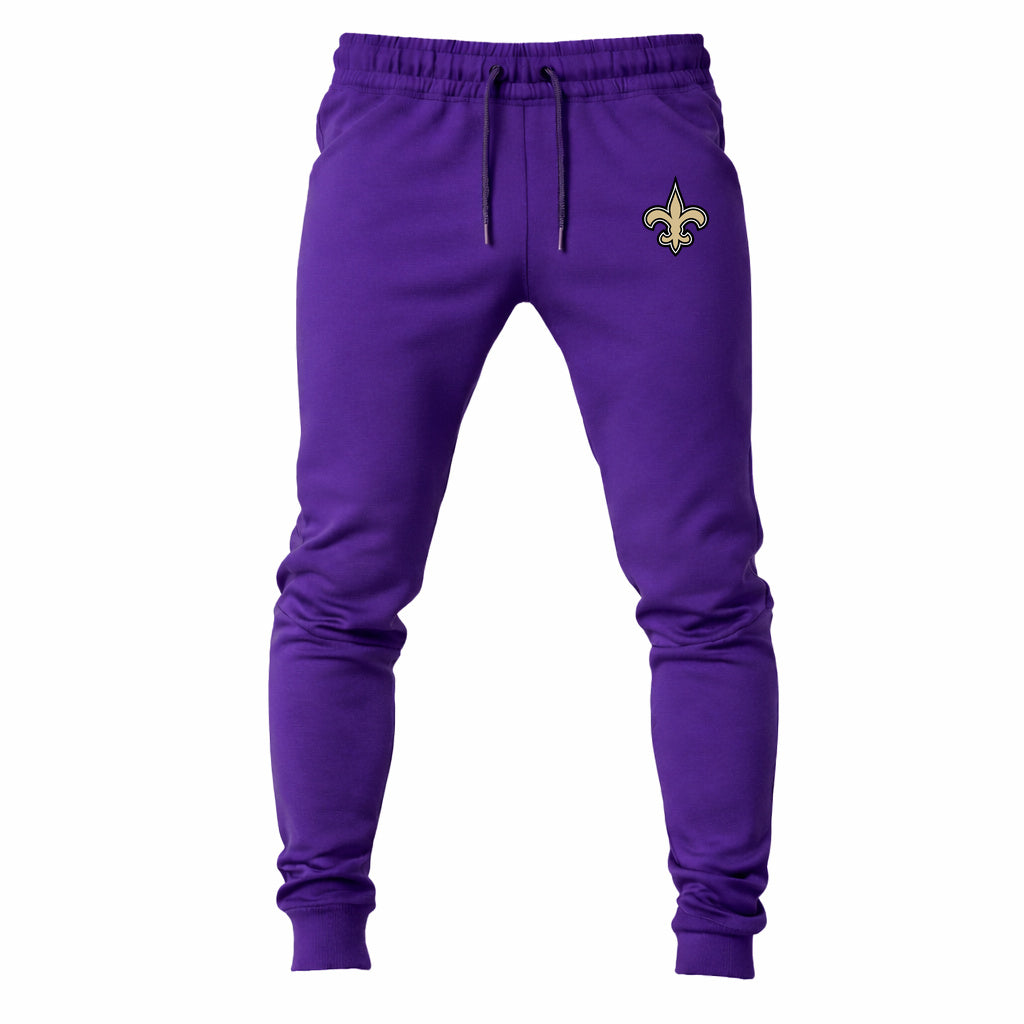 New Orleans Saints joggers sweatpants - Purple