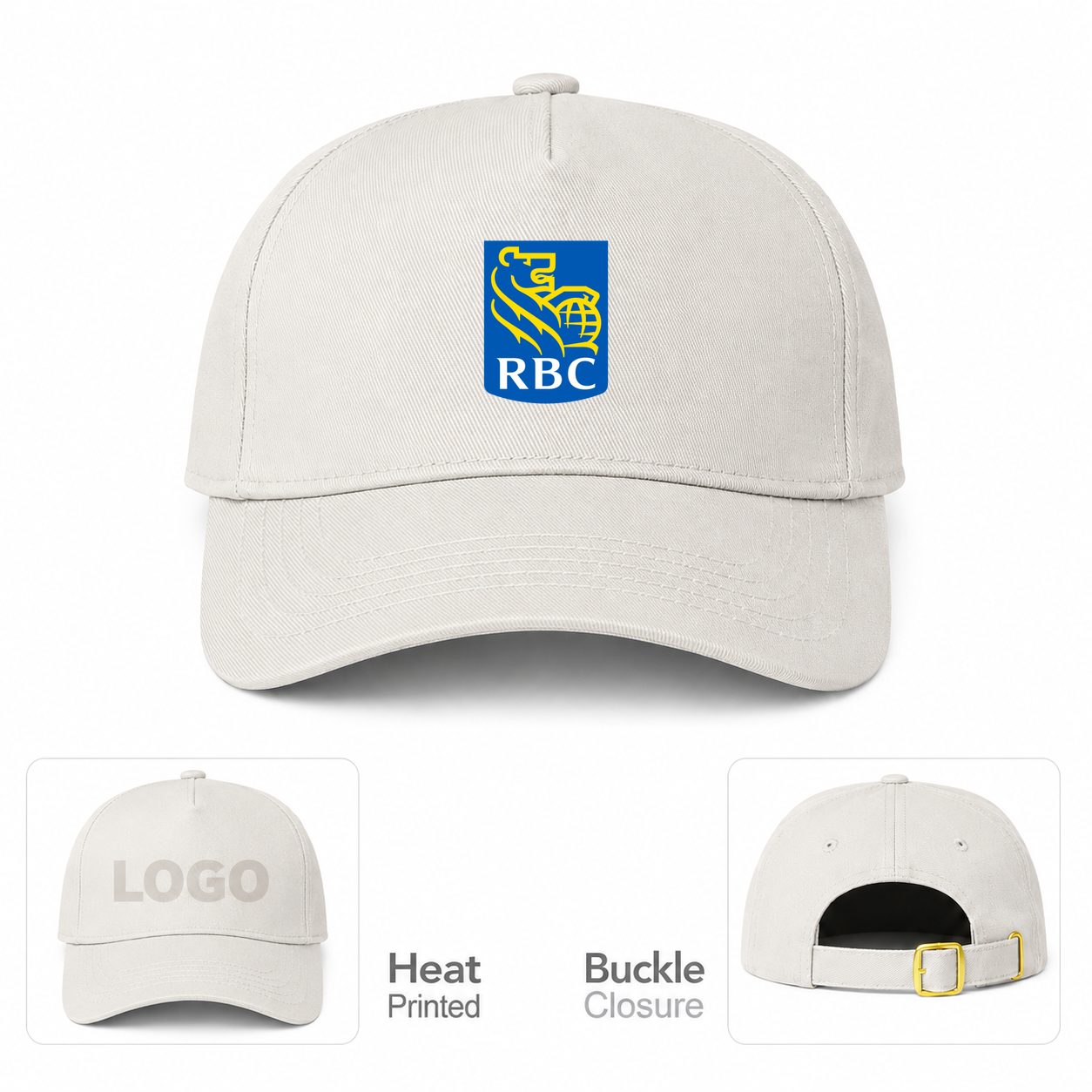 RBC Beige Dad Baseball Cap Hat