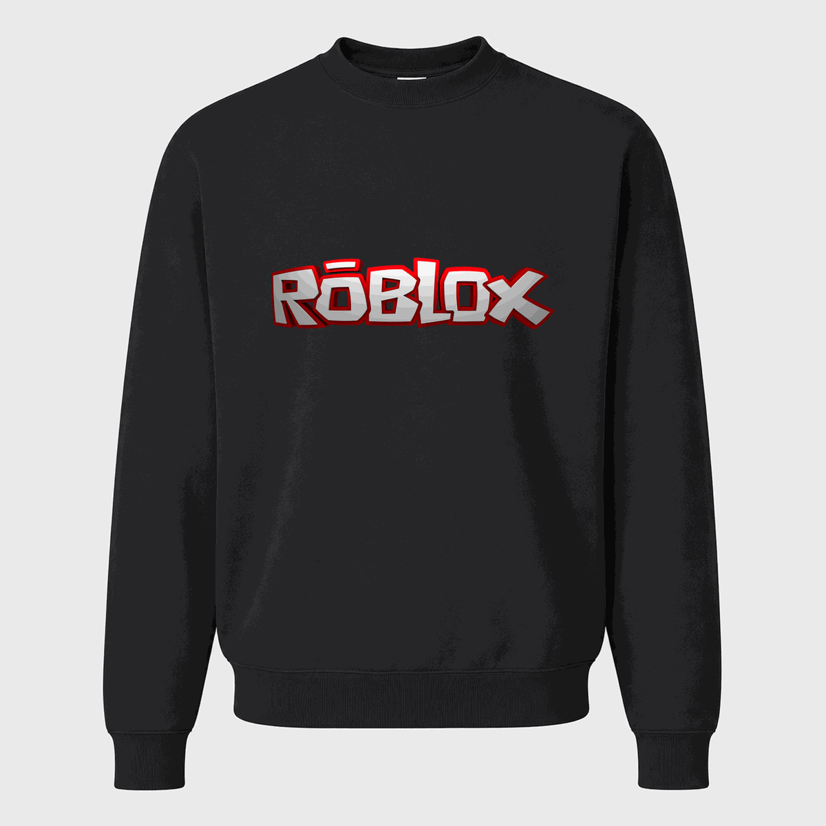 Men's Roblox Crewneck Sweatshirt - Black