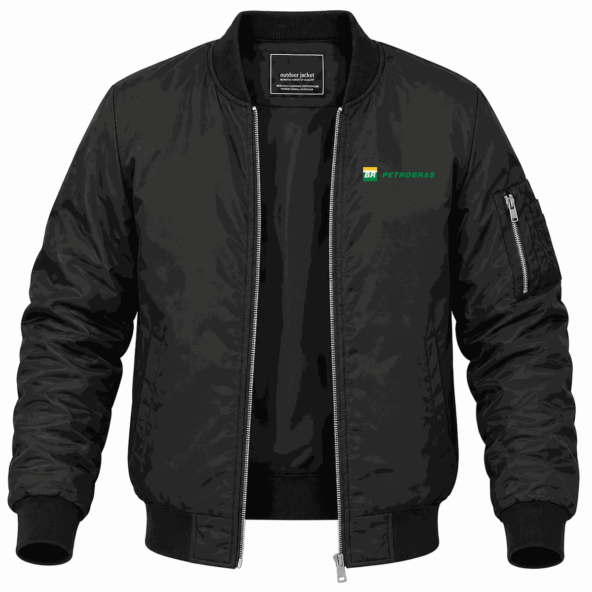 Men's Petrobras Lightweight Bomber Jacket - Black