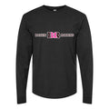 Men's Baskin-Rоbbins-Logo-1536x864 Long sleeves Cotton Blend T-Shirt - Black