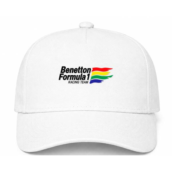 Benetton Formula 1 Racing Team White Dad Baseball Cap Hat