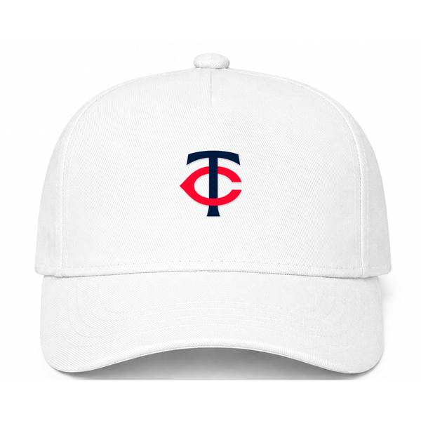 Minnesota Twins MLB Logo White Dad Baseball Cap Hat