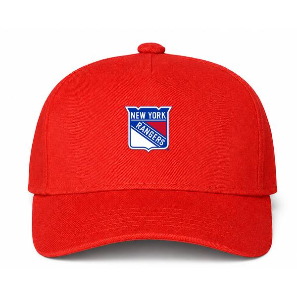 New York Rangers NHL Logo Red Dad Baseball Cap Hat
