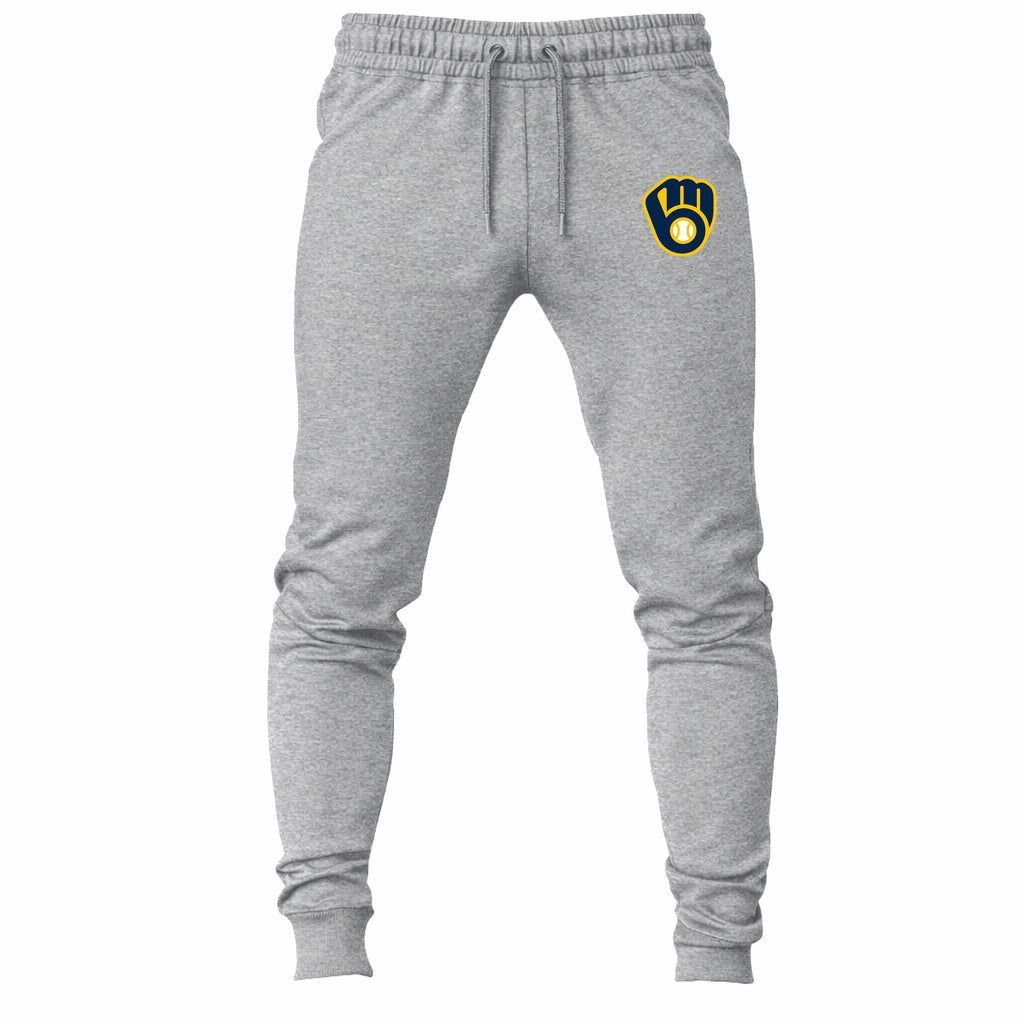 Milwaukee Brewers joggers sweatpants - Gray