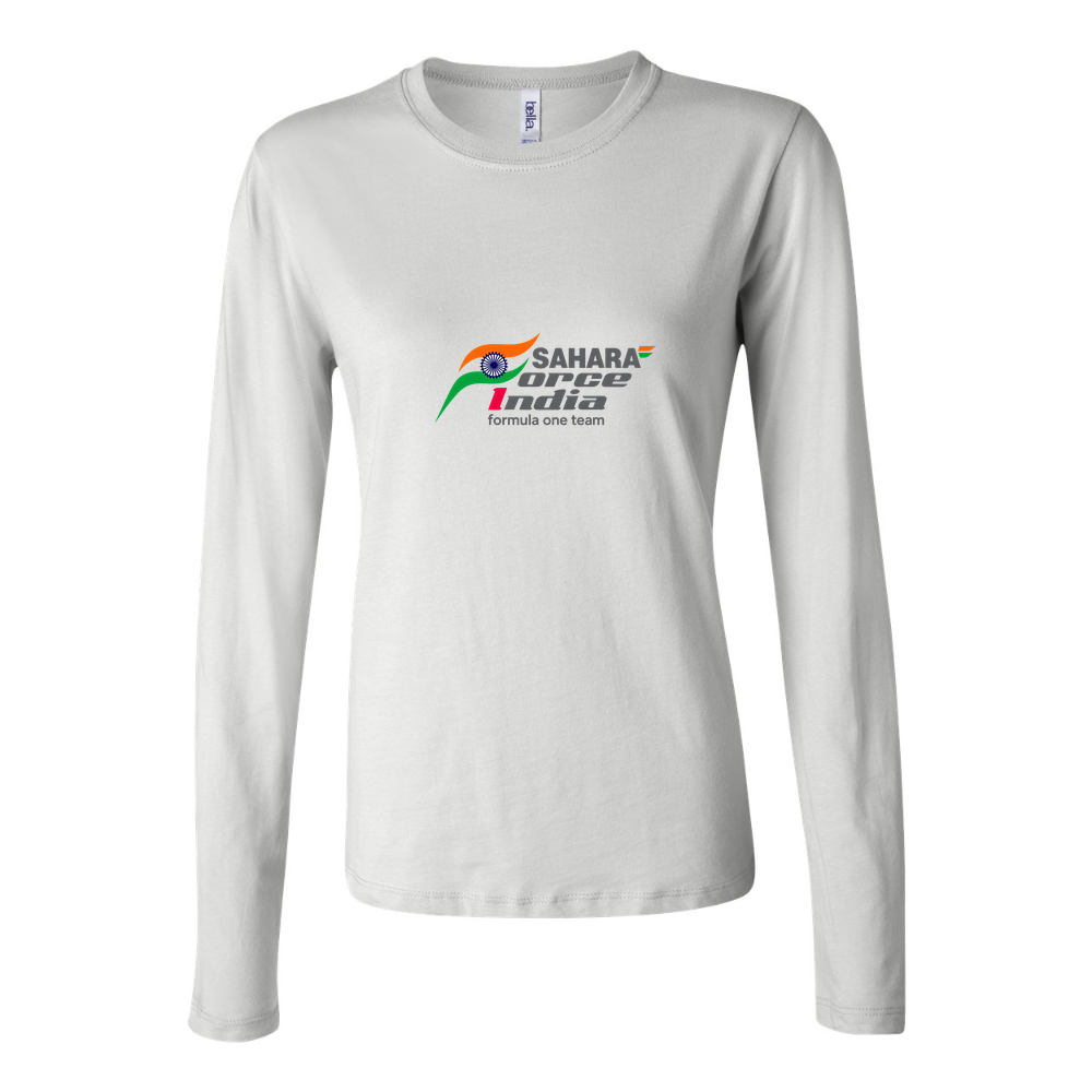 Women's Sahara Force India Formula One Team Long Sleeve T-Shirt - White