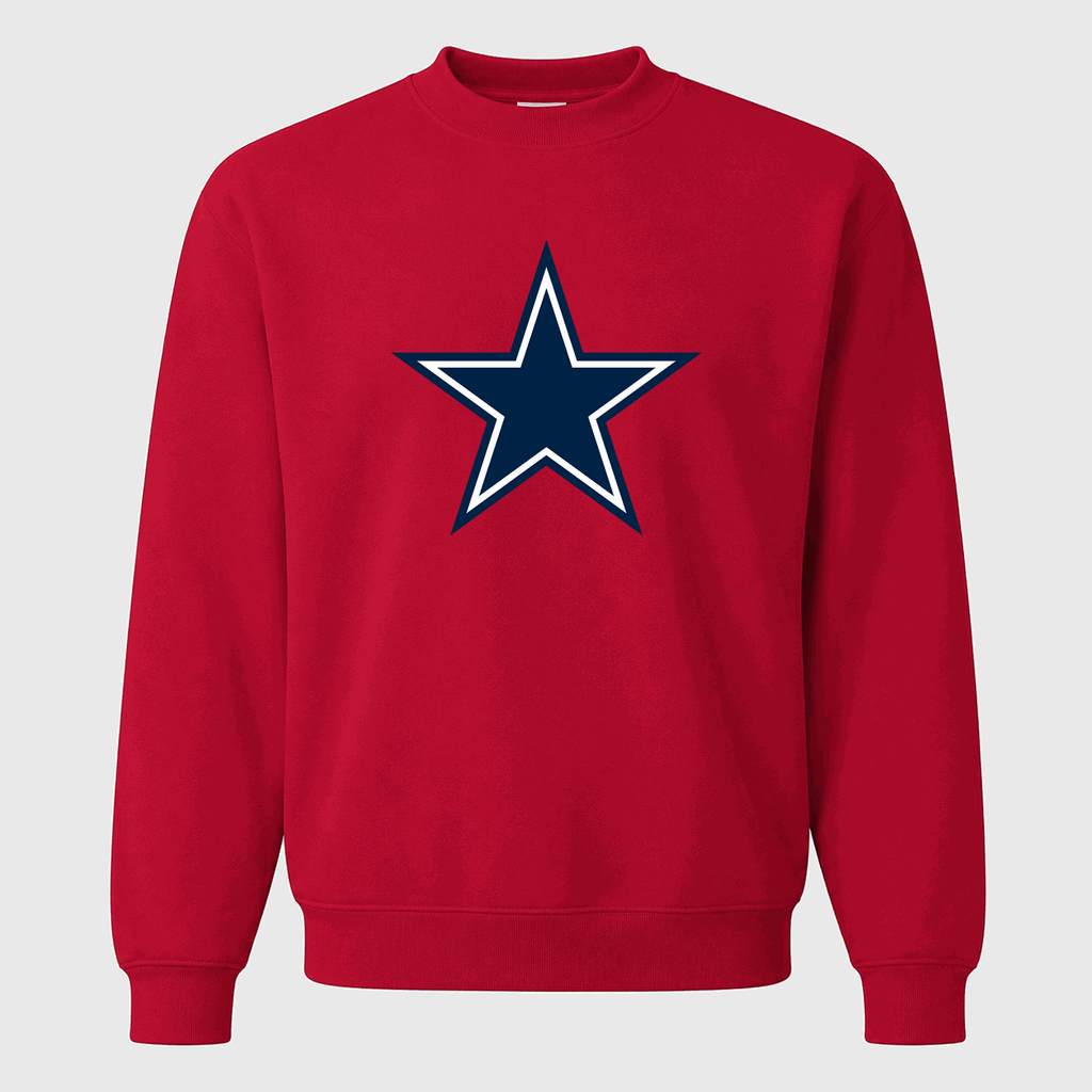 Men's Dallas Cowboys Crewneck Sweatshirt - Red