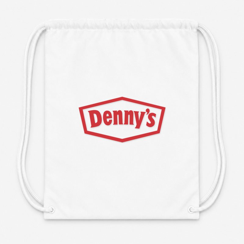 Dennys Drawstring Bag - White