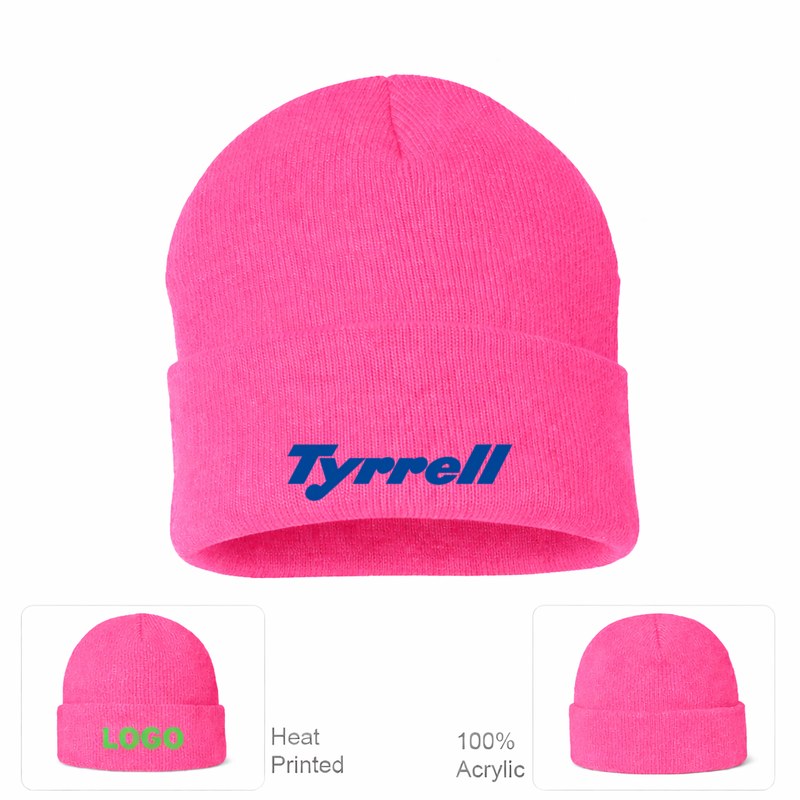 Tyrrell Pink Beanie Hat
