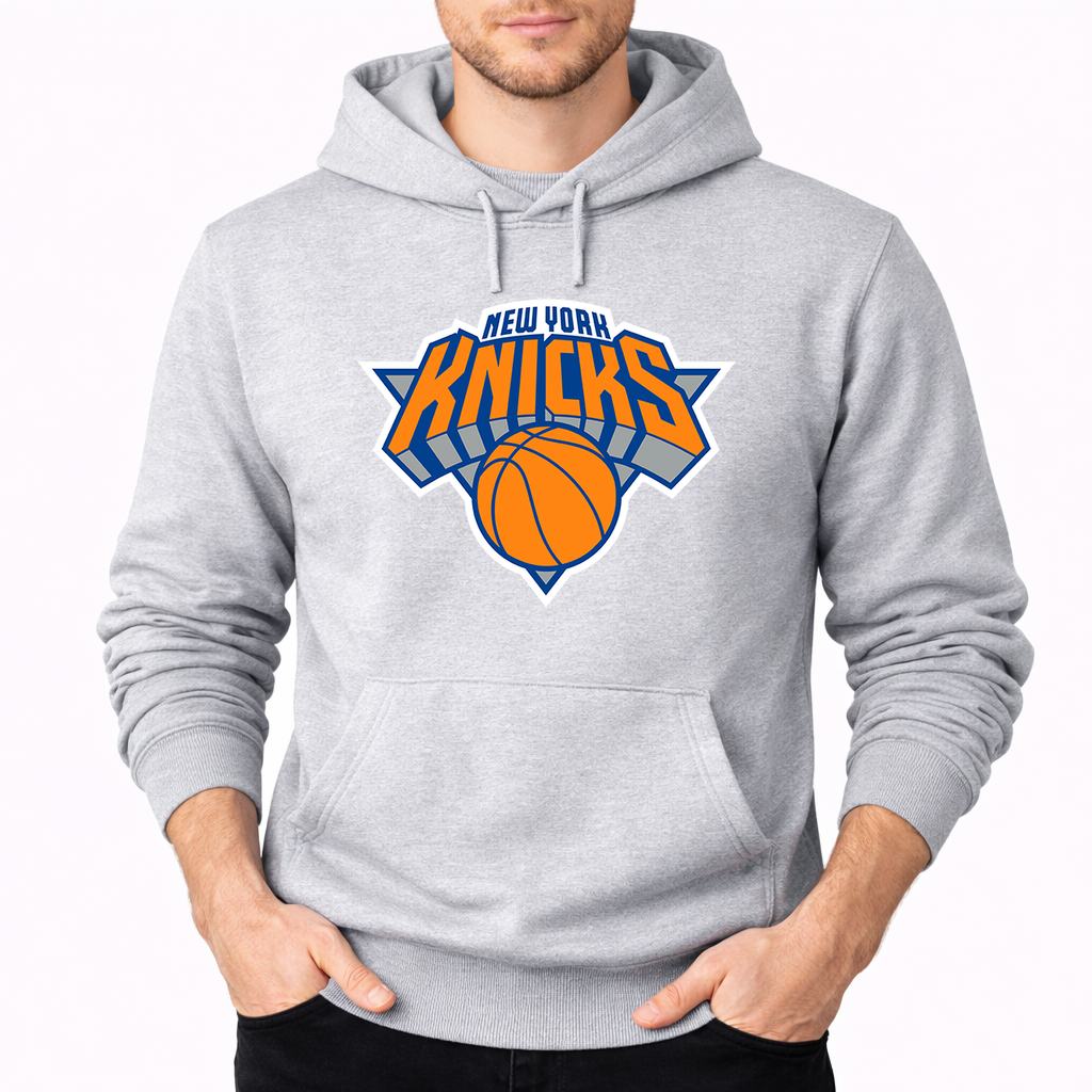 Men's New York Knicks Pullover Hoodie - Gray