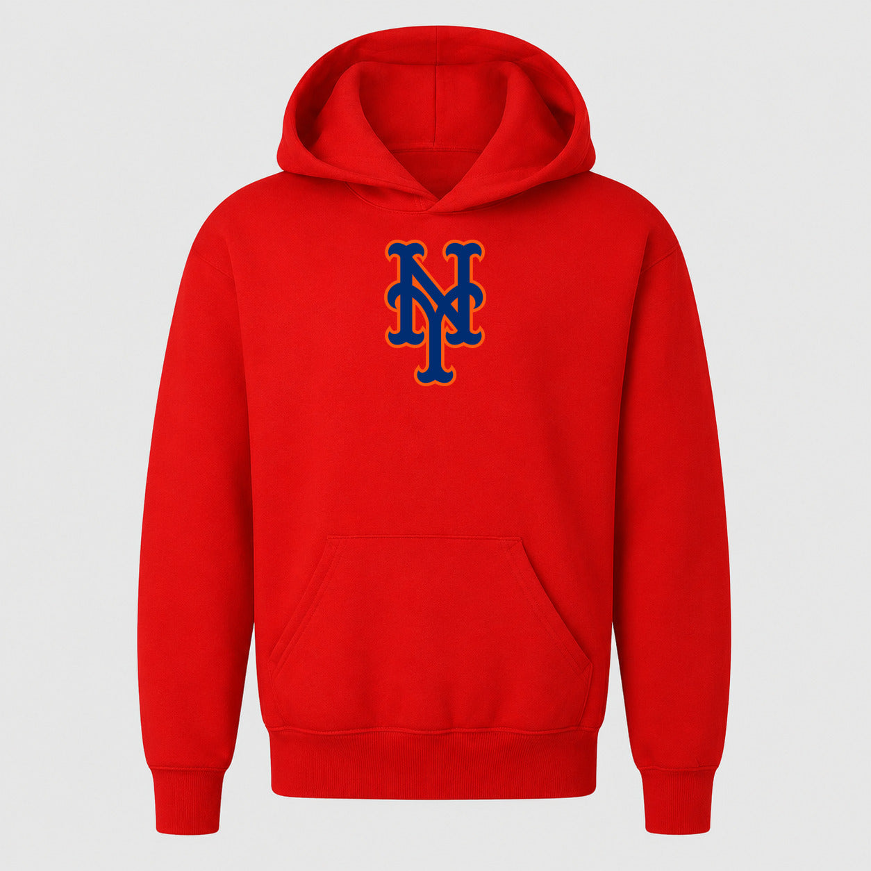 Youth New York Mets Pullover Hoodie - Red