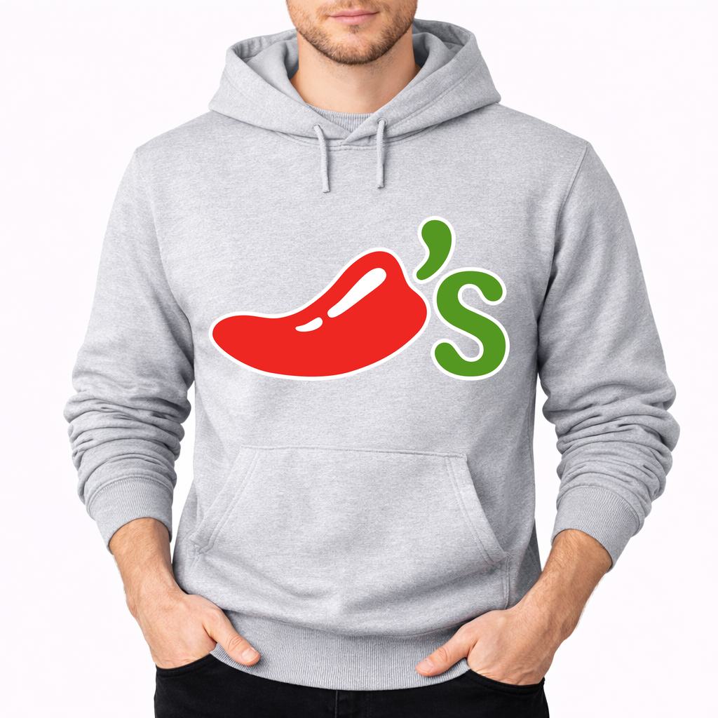 Men's Chili's Pullover Hoodie - Gray