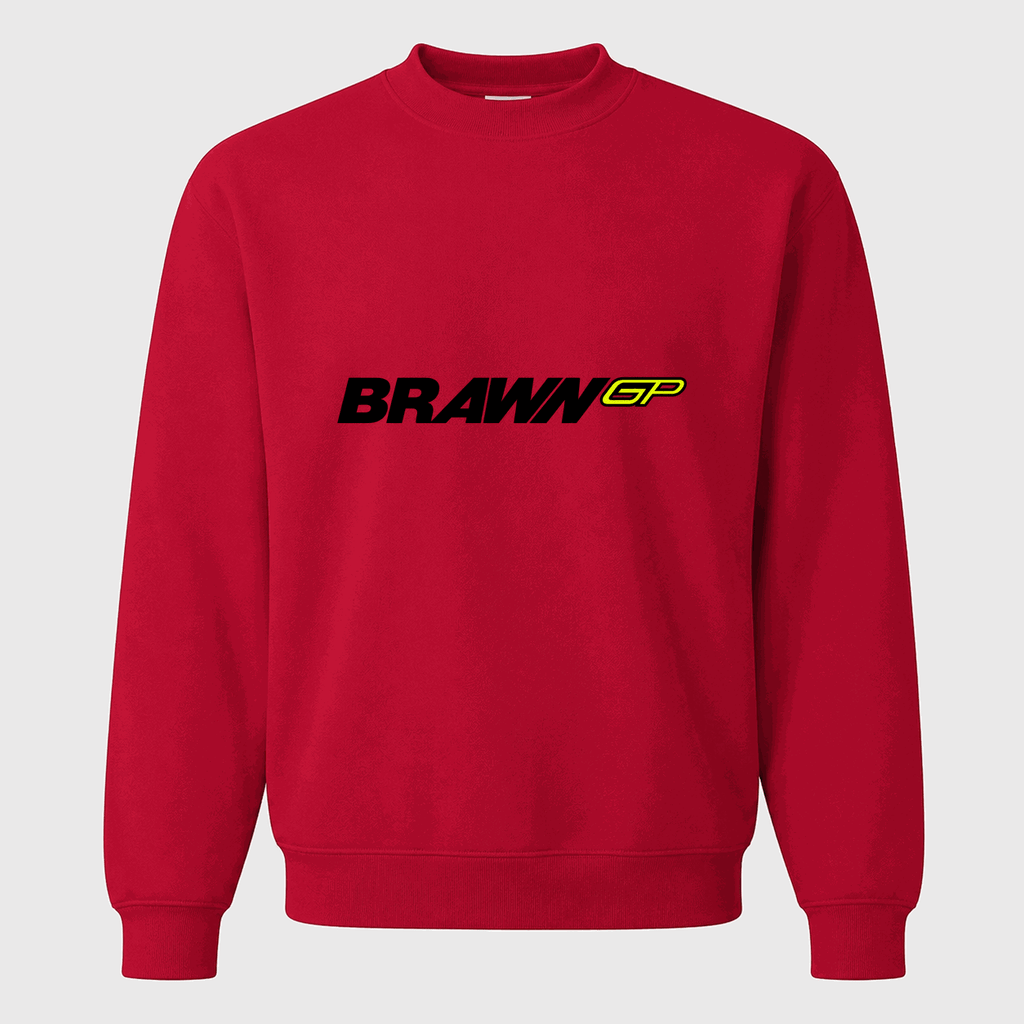 Men's Brawn GP Crewneck Sweatshirt - Red