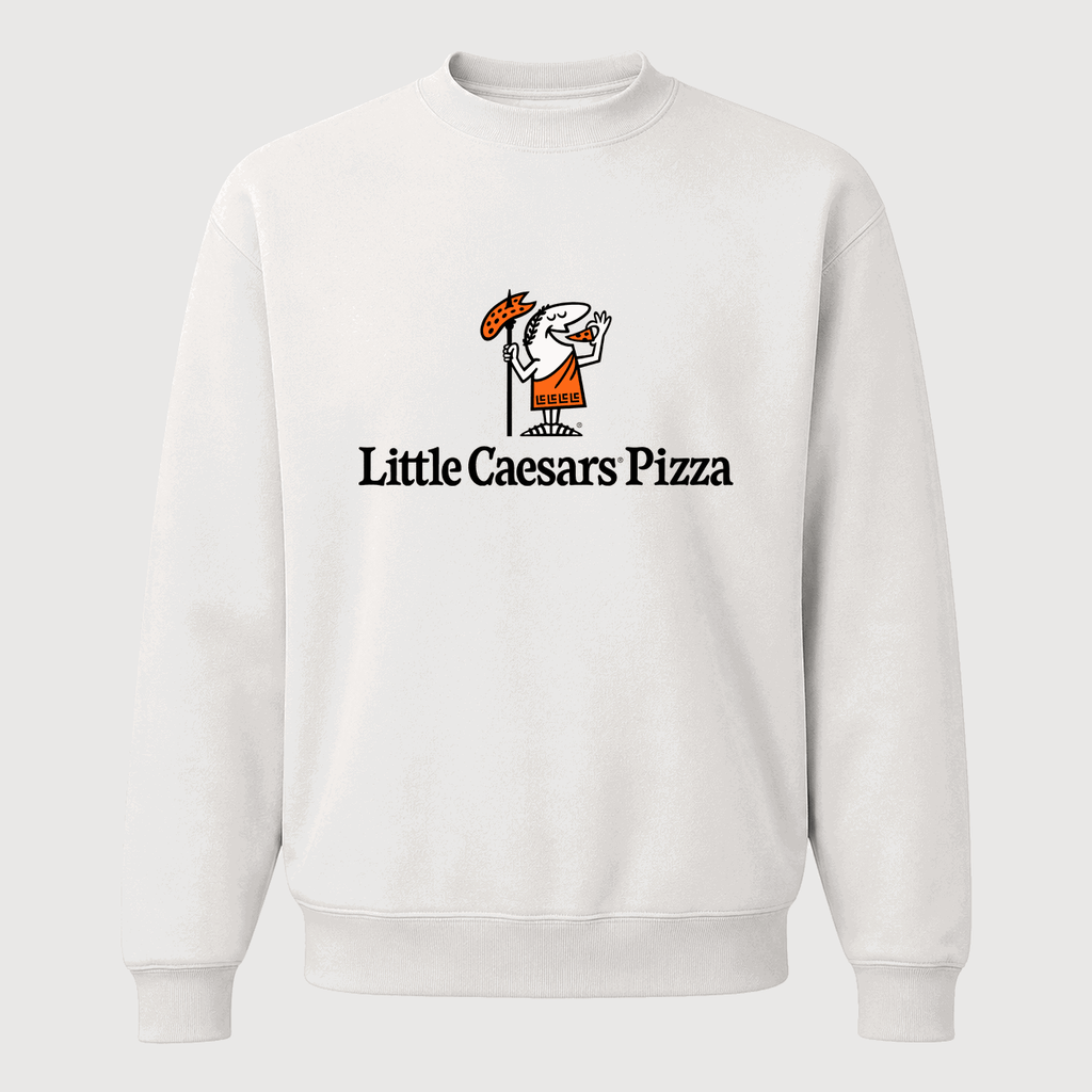 Men's Little Caesars Crewneck Sweatshirt - White