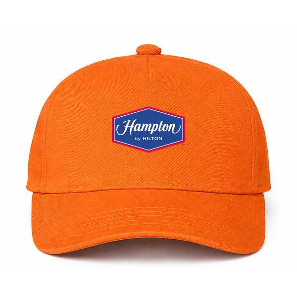 Hampton Inn Logo Orange Dad Baseball Cap Hat