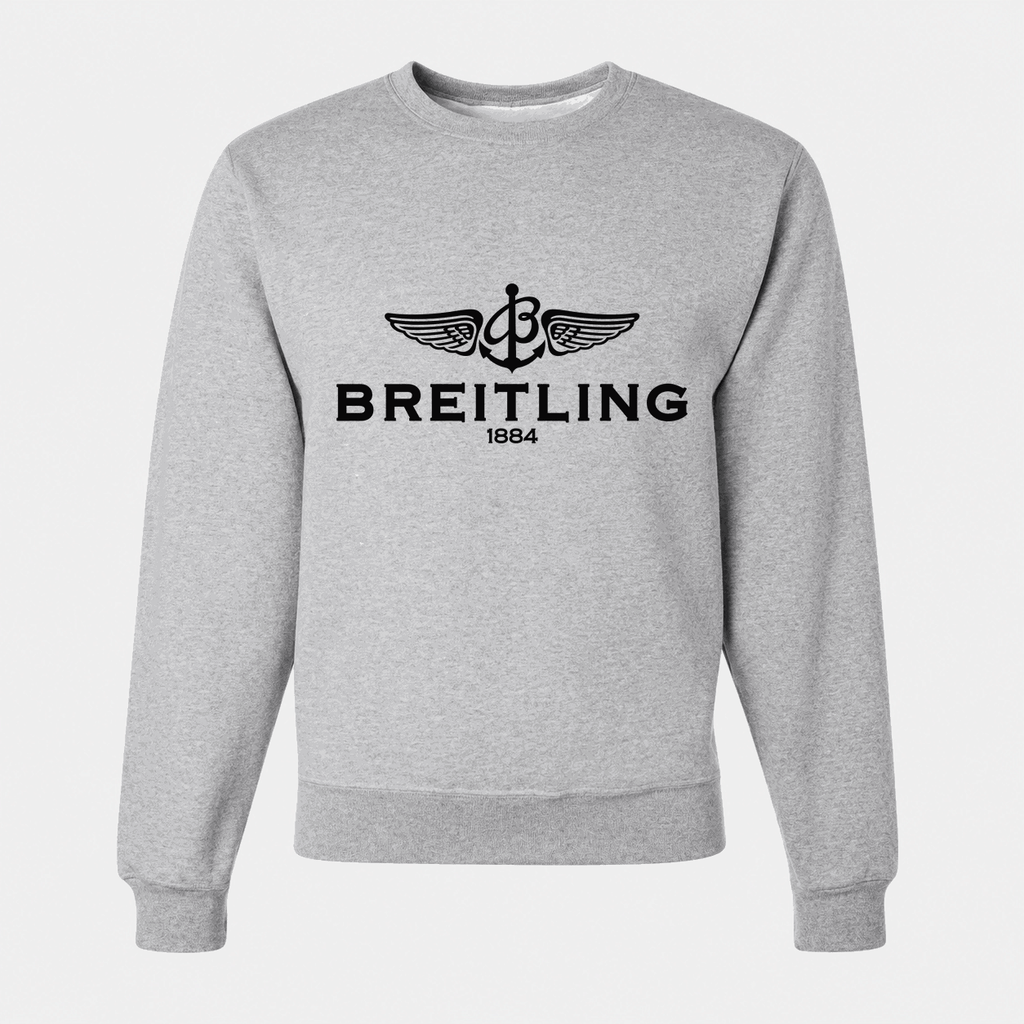 Men's Breitling Crewneck Sweatshirt - Gray
