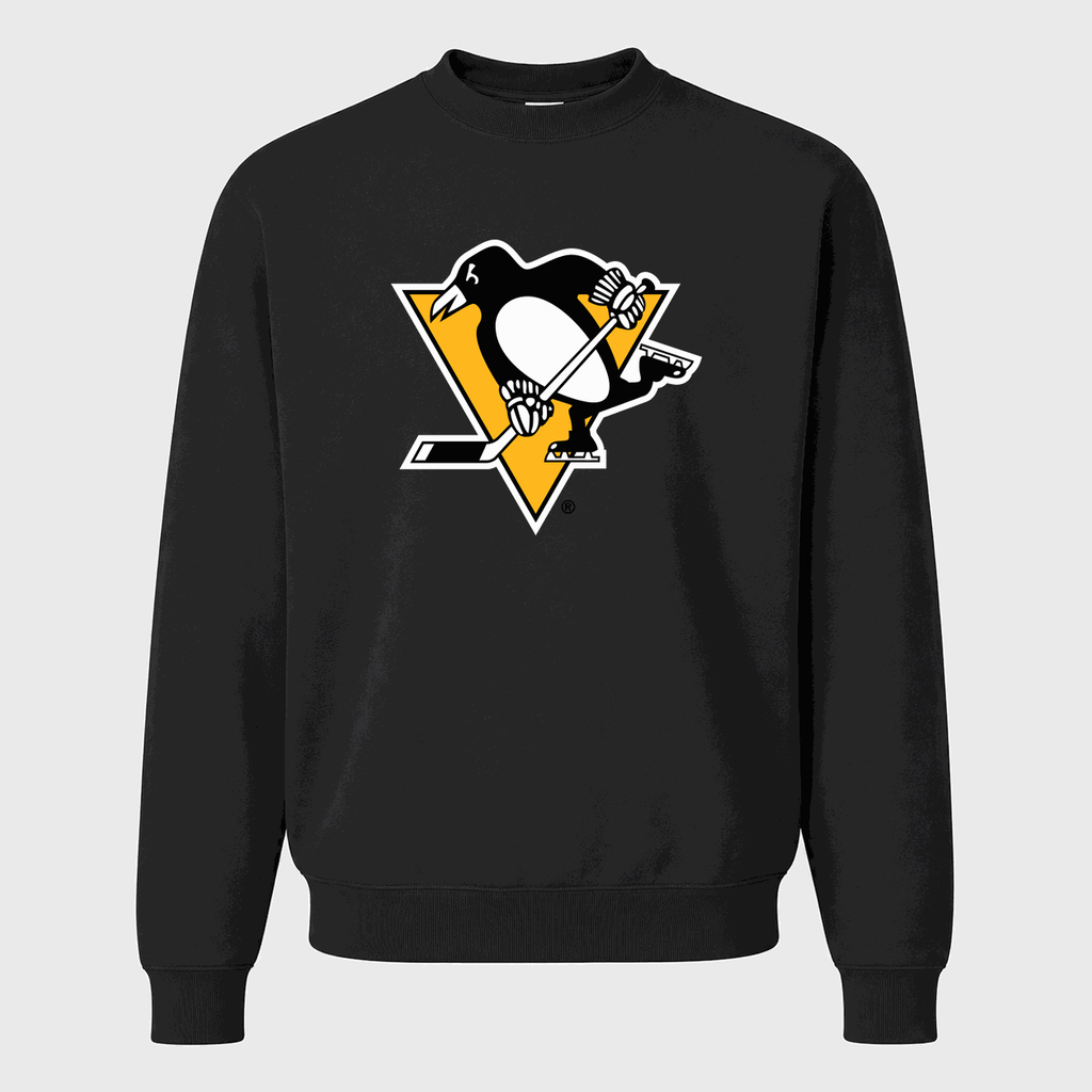 Men's Pittsburgh Penguins Crewneck Sweatshirt - Black