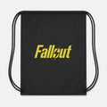 Fallout Drawstring Bag - Black