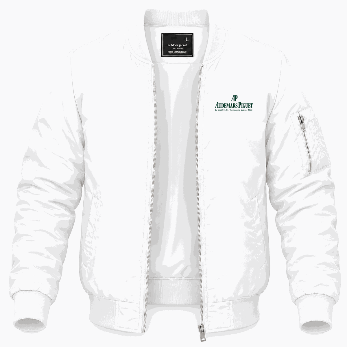 Men's Audemars Piguet Lightweight Bomber Jacket - White