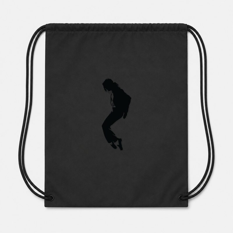 Michael Jackson Drawstring Bag - Black