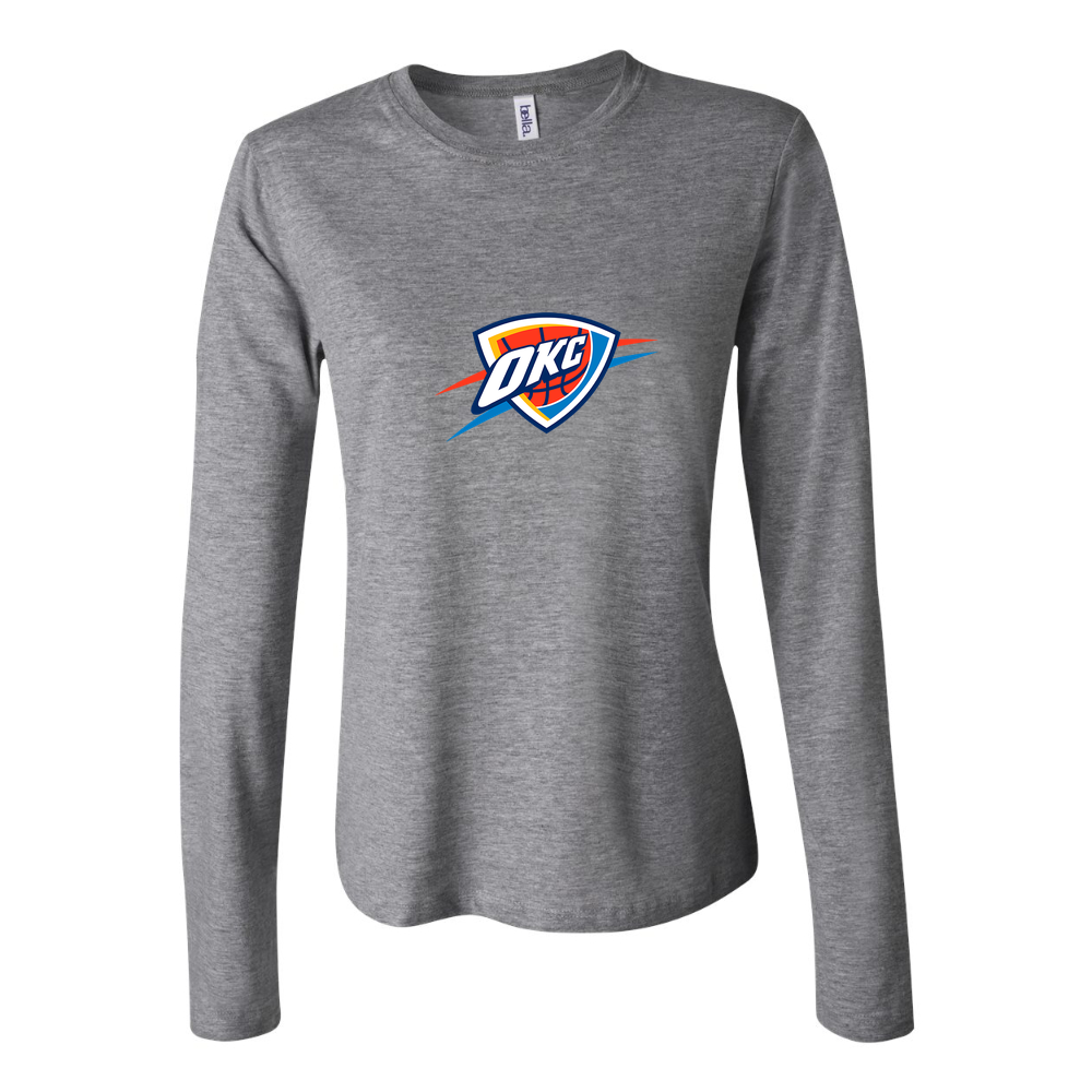 Women's Oklahoma City Thunder Long Sleeve T-Shirt - Gray
