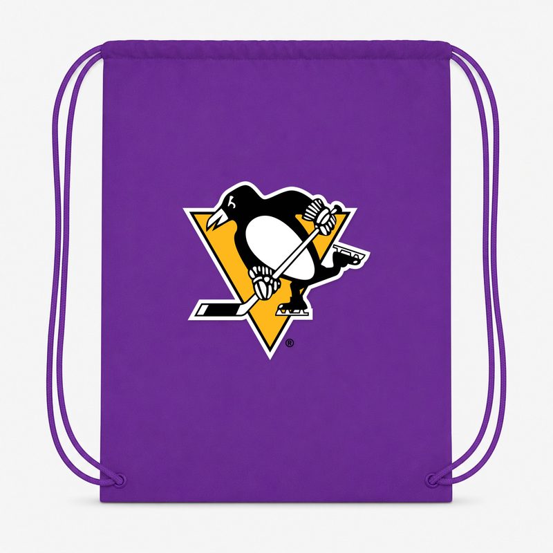 Pittsburgh Penguins Drawstring Bag - Purple