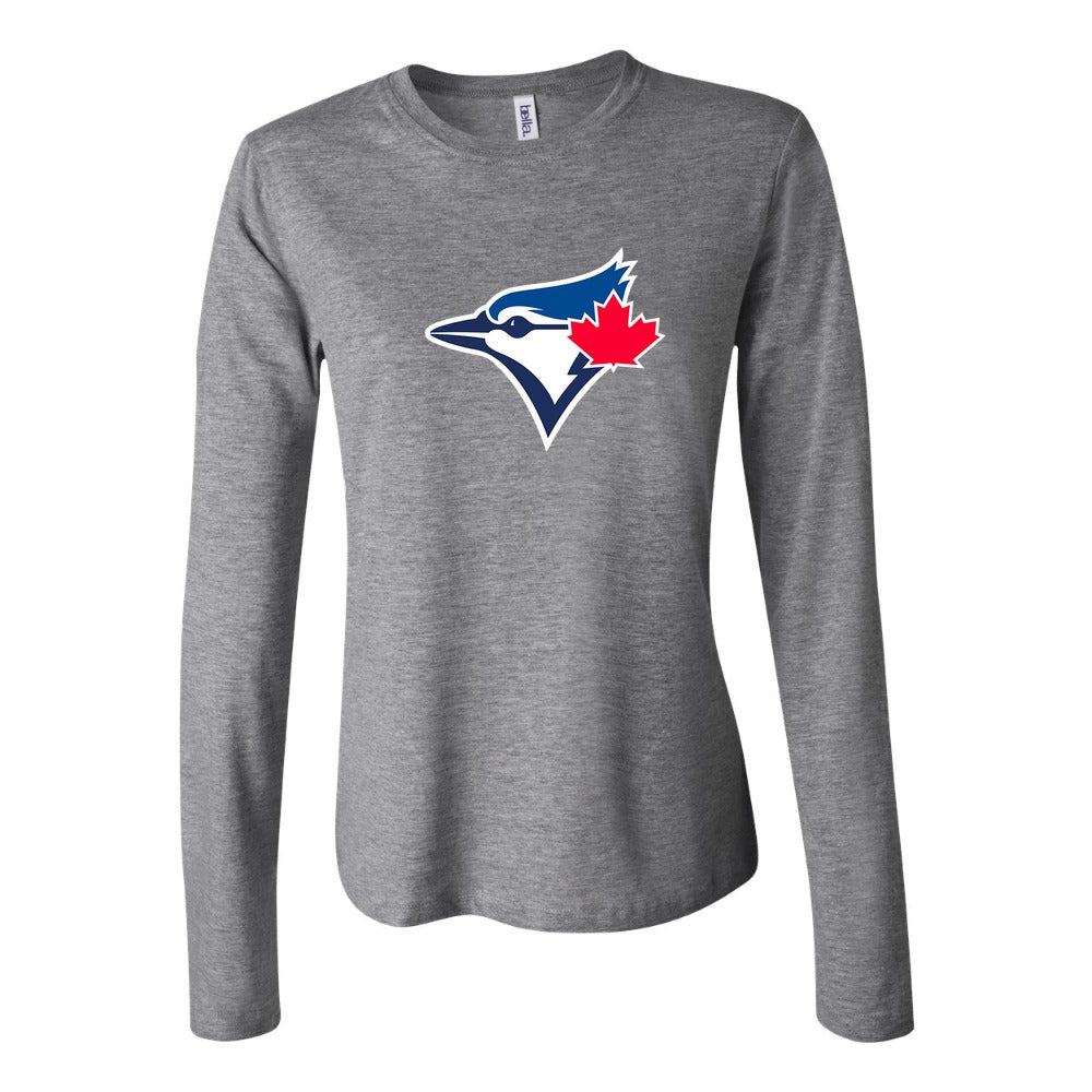 Women's Toronto Blue Jays Long Sleeve T-Shirt - Gray