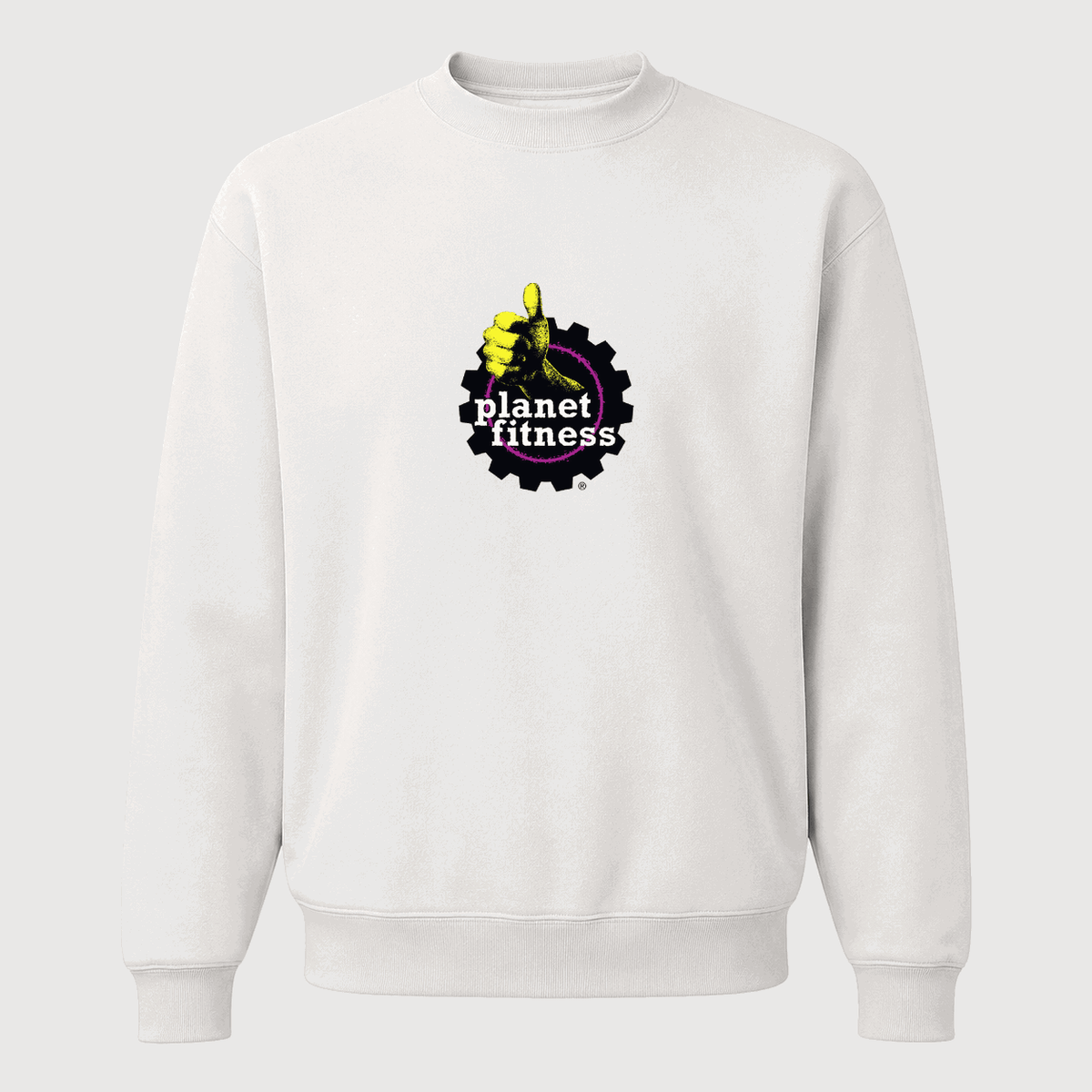 Men's Planet Fitness Crewneck Sweatshirt - White
