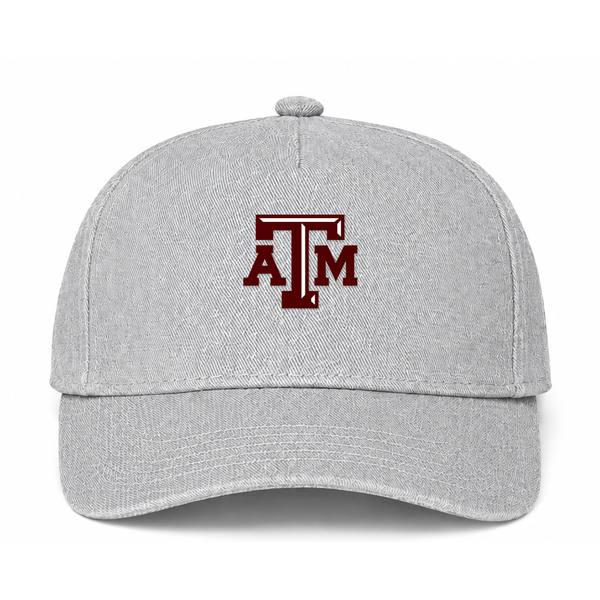 Texas A&M University Logo Gray Dad Baseball Cap Hat