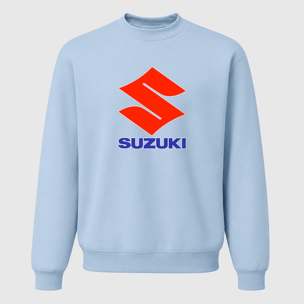 Men's Suzuki Crewneck Sweatshirt - Sky Blue