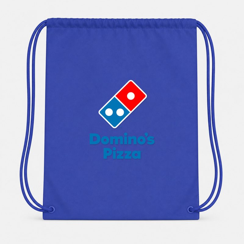 Domino's Pizza Drawstring Bag - Blue