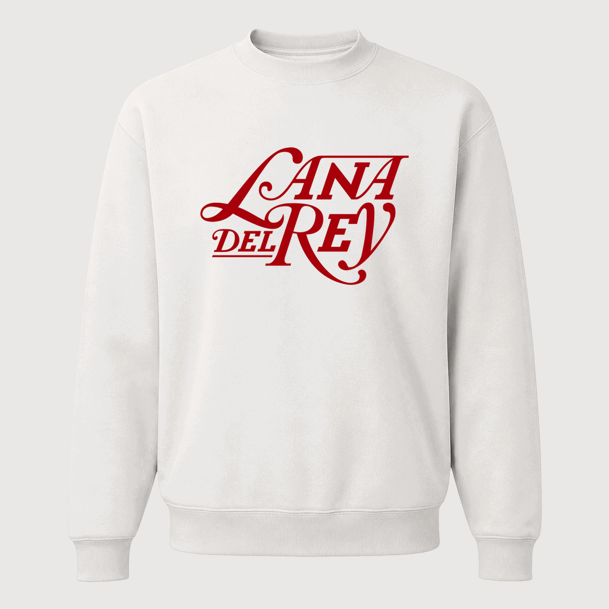 Men's Lana Del Rey Crewneck Sweatshirt - White