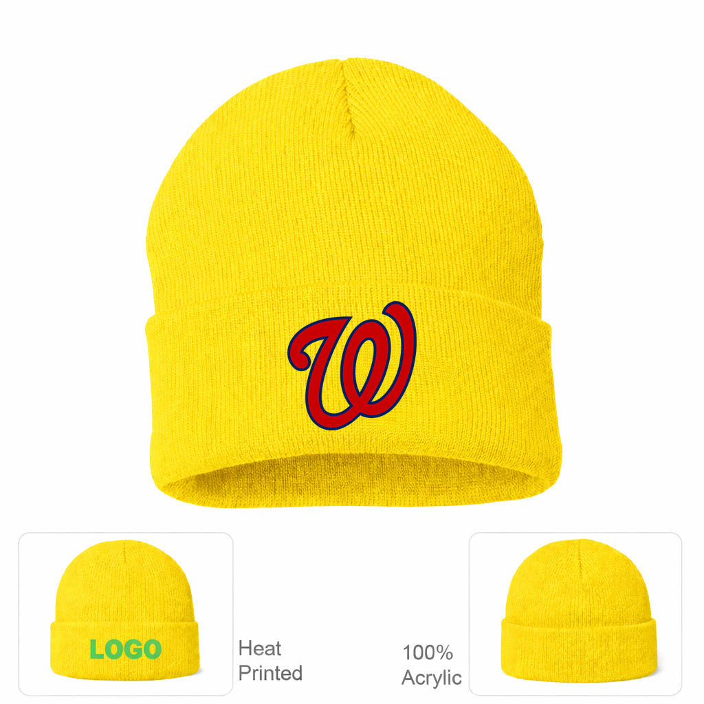 MLB Washington Nationals Beanie Hat - Yellow